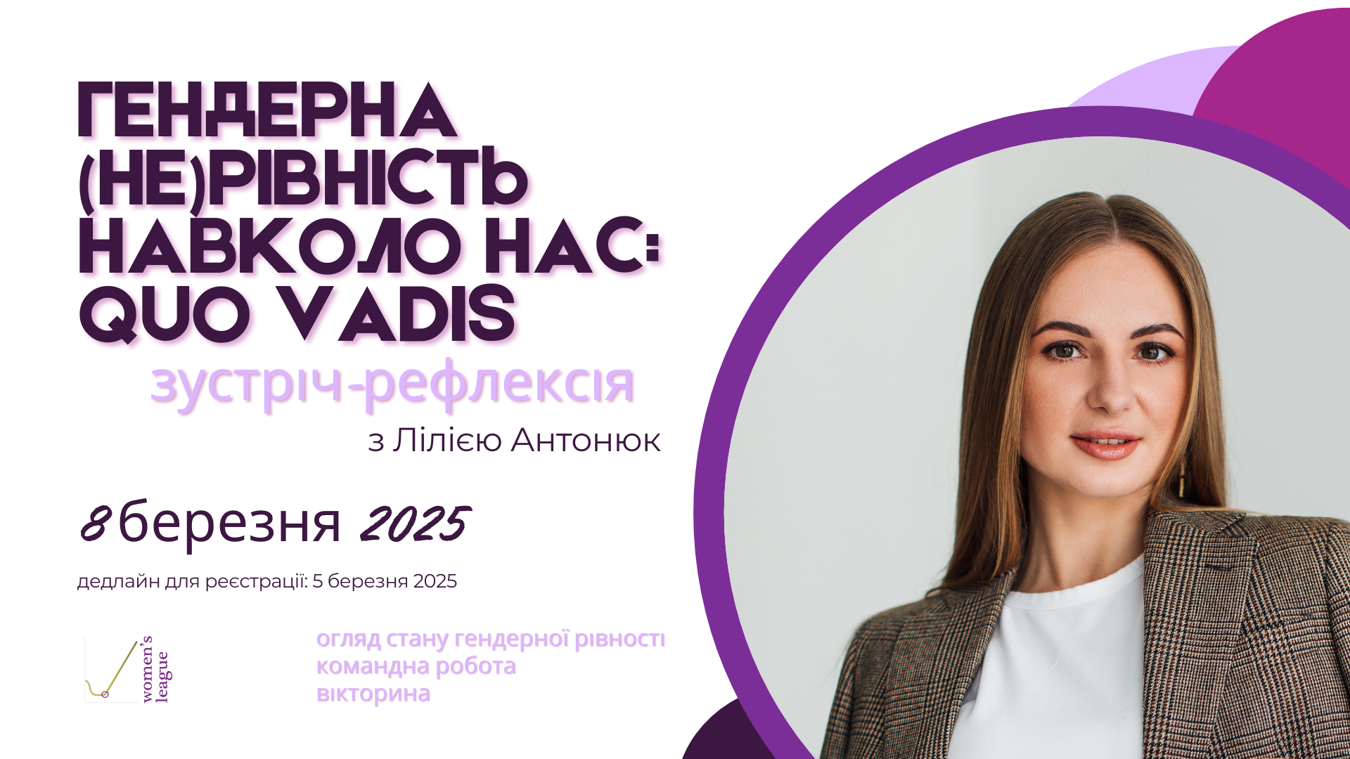 Зустріч-рефлексія “Гендерна (не)рівність навколо нас: Quo Vadis”